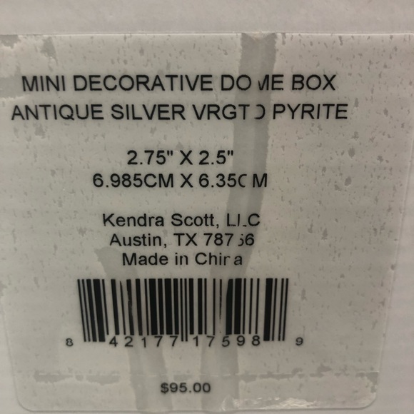 Kendra Scott Mini Decorative Dome Box NWT - Picture 6 of 6